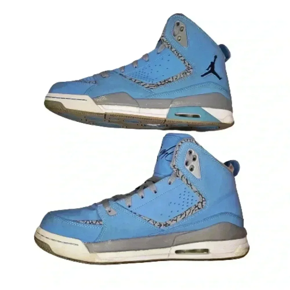 Nike Jordan Flight 45 University Blue White Collectible Sneakers Mens 9.5